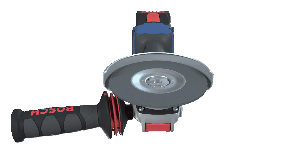 Faster Angle Grinder Wheel Change: X-Lock from Bosch